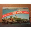 multiview, YORK BEACH, MAINE, USA unused postca...