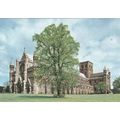 St Albans Cathedral and Abbey church Postcard u...