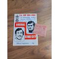 1971 FA Cup Semi Final Programme & Ticket – Ars...