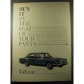 1960 Chrysler Valiant Car Ad - Buy it by the seat of your pants