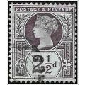 1887 -1892 Queen Victoria Jubilee - 2½d violet ...