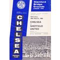 CHELSEA v SHEFFIELD UNITED LEAGUE DIVISION ONE 1964/65