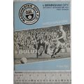 1975 programme Manchester City v. Birmingham Ci...