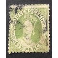 AUSTRALIAN STATES..-queensland SG 106 USED 6d