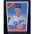DON MATTINGLY 2015 TOPPS HERITAGE BASEBALL CARD...