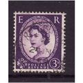 GREAT BRITAIN 1952 SG520 QEII TUDOR 3d DEEP LIL...