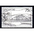 Singapore 1985 Bridges 75c value, used, SG 489