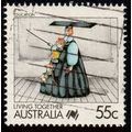Australia 1988 Living Together 55c Used Stamp .