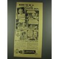 1936 Colgate Ribbon Dental Cream Ad - Born A Belle