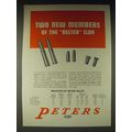 1936 Peters Ammunition Ad - Two new members of ...