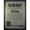 1966 Kodak Recordak Microfilm Ad - Zip You Must