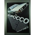 1975 Volkswagen Scirocco Ad - The Hot One