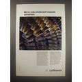 1990 Lufthansa Airlines Ad - We're only intolerant towards ourselves