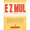 BAROID 1962 National Lead Company EZ Mul oil we...