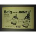 1968 Haig Scotch Ad - Haig in every Home