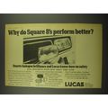 1968 Lucas Square 8 Fog and Spot Lamps Ad - Why...
