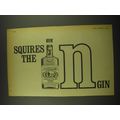 1968 Squires Gin Ad - Squires the in Gin