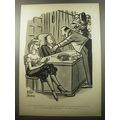 1950 Cartoon by Peter Arno - You've never notic...