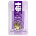 Picture Hanging Accessories : 2 x Brass Double ...