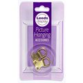 Picture Hanging Accessories : 2 x Brass Double ...