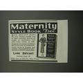1933 Lane Bryant Fashion Advertisement - Matern...
