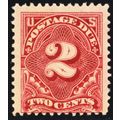 J46, Mint NH 2¢ Postage Due Stamp SCV $115.00 -...