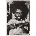 African American Boy Startled Wild Hair Buckwhe...