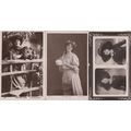 Miss Zena Dare 3x Real Photo Valentines Rotary ...