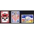 Netherlands Antilles serie 3v 1977 Bridge Champ...