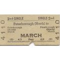 B.R.B. Edmondson Ticket - Peterborough North to...