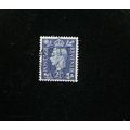 BRITISH STAMP - VINTAGE BLUE 2 1/2d - GEORGE VI...
