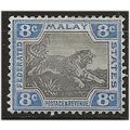 Federated Malay States 1900 SG19a 8c Grey & Ult...