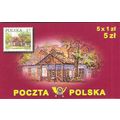 1) Mi 3773 x 5: Stamp Booklet: Manor House from...