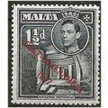 Malta 1948 SG237 1 1/2d Blue-Black SELF GOVERNM...