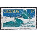 CANADA, 1979 17c Kayaker, SG 956 (Scott #833), ...