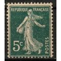 1907 France - Sc# 159 fine Mint H - Sower defin...