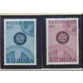 Netherlands Stamps Scott #444 To 445, Used
