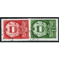 1957 Michel 1498/1499 - cancelled