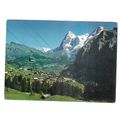 Mt. EIGER and MONCH used postcard 1969 postmark =