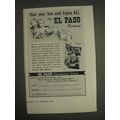 1959 El Paso Texas Ad - This year see and enjoy...