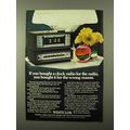 1971 Westclox Clock Radio Ad - For Wrong Reason