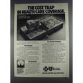 1980 Blue Cross Blue Shield Ad - The Cost Trap