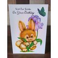 birthday card for her - With Best Wishes On You...