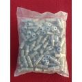 100 Pack F Type Coupler Adapter Connector Femal...