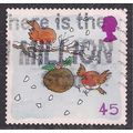 GB 2001 QE2 45p Christmas Robins Used SG 2241 (...