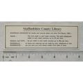 1982 bookmark - Staffordshire County Library ov...