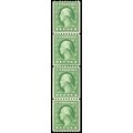 486, Mint XF NH Coil Line Strip of Four Stamps ...