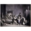 SMOKING CLUB 1840s David Teniers the Younger - ...