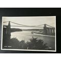 Wales Angelsey MENAI STRAIT BRIDGES Real Photo ...