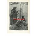 North American Indian Chief & Family, Book Illu...